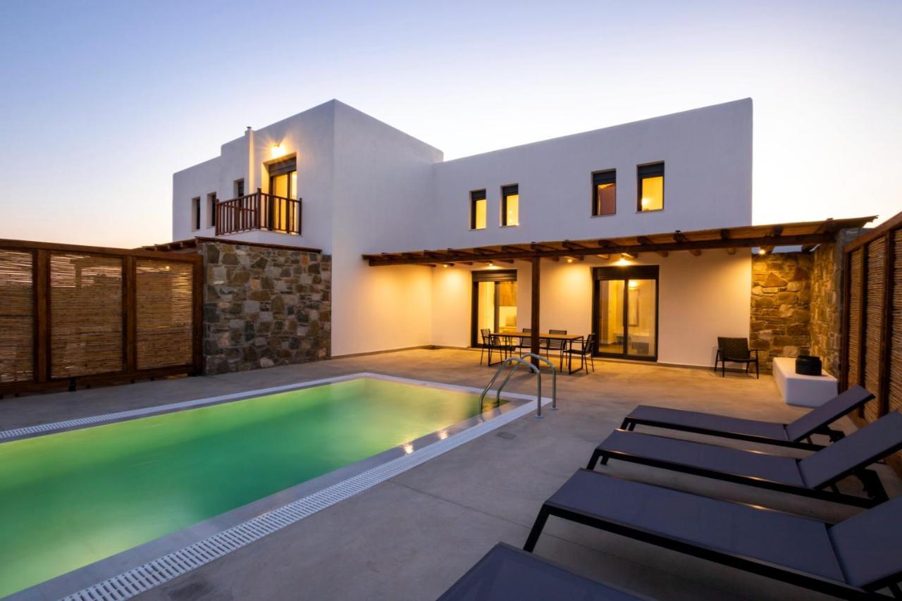 Cato Agro 4, Seafront Villa With Private Pool Afiártisz Kültér fotó
