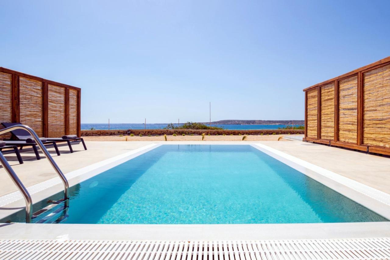 Cato Agro 4, Seafront Villa With Private Pool Afiártisz Kültér fotó