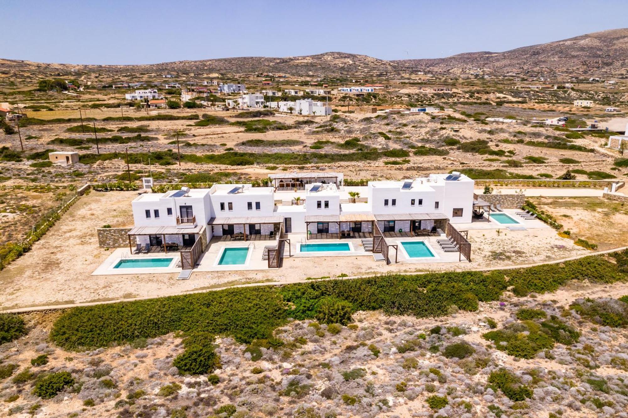 Cato Agro 4, Seafront Villa With Private Pool Afiártisz Kültér fotó
